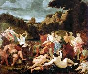 Giovanni Battista Gaulli Called Baccicio Triumph of Bacchus and Ariadne oil painting artist
